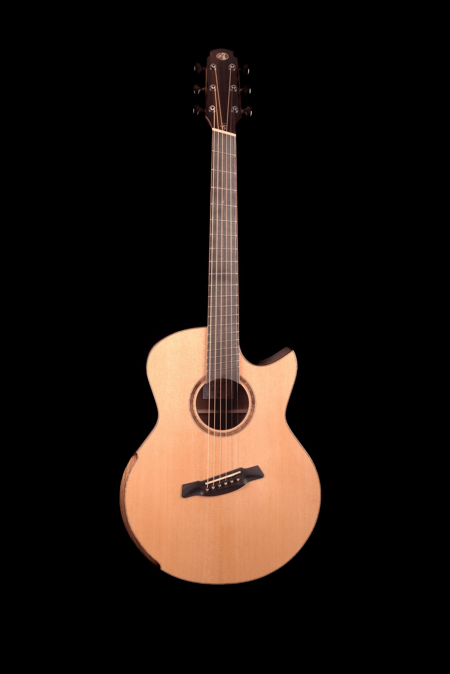 AVENIR 25 SERIES AUDITORIUM SITKA SPRUCE FLAMED WALNUT FAN FRET